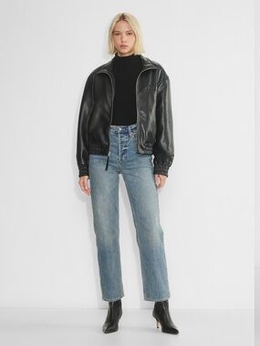 Denim Forum Arlo High Rise Straigh Leg Jean